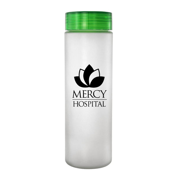 Add Your Logo: 22 oz Frosty Glass Bottle