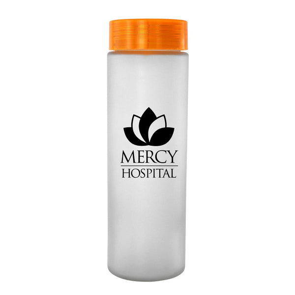 Add Your Logo: 22 oz Frosty Glass Bottle