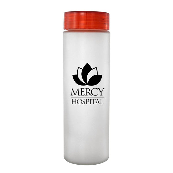 Add Your Logo: 22 oz Frosty Glass Bottle