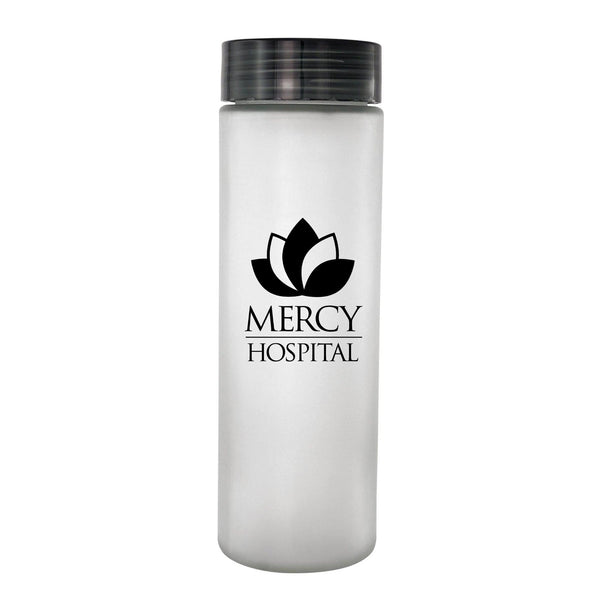 Add Your Logo: 22 oz Frosty Glass Bottle