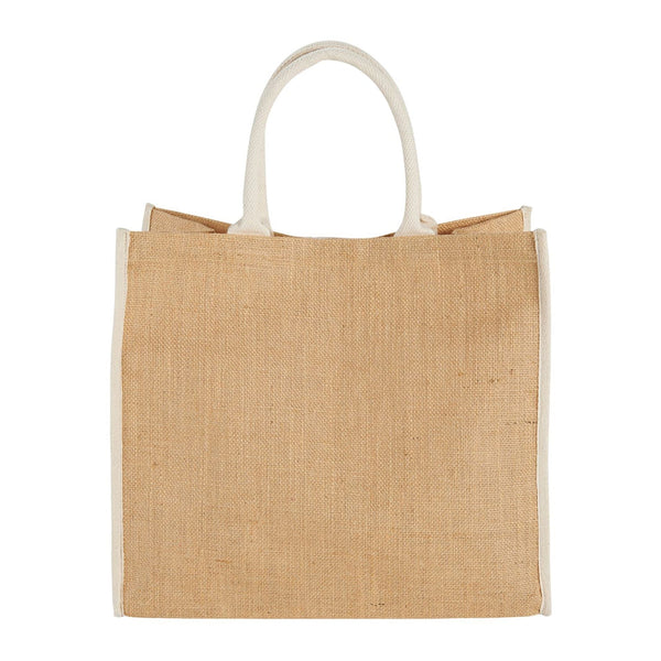 Add Your Logo: Minimalist Jute Tote