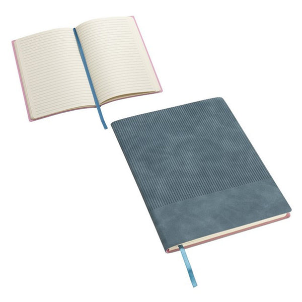 Add Your Logo: Clique Soft Touch Ribbed Journal