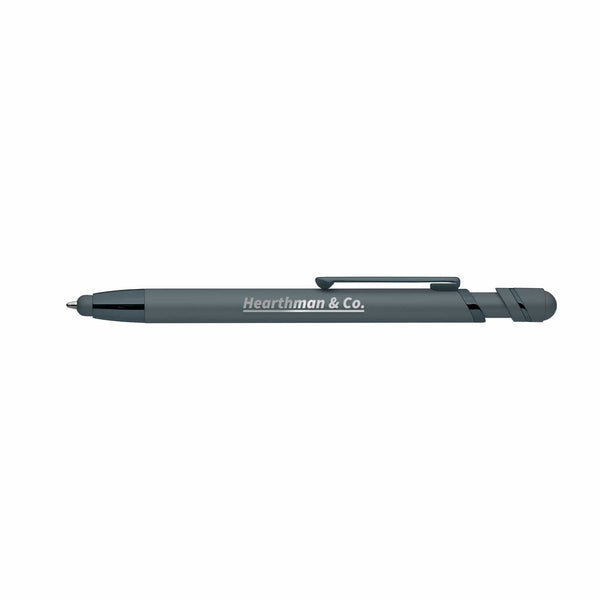 Add Your Logo: Atlantic Softy Monochrome Metallic Stylus Pen