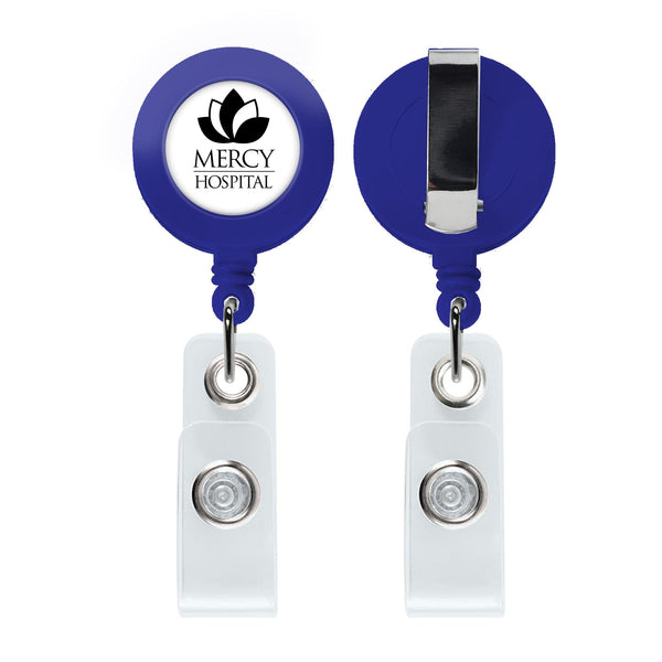 Add Your Logo: Opaque Round Badge Reel - Good