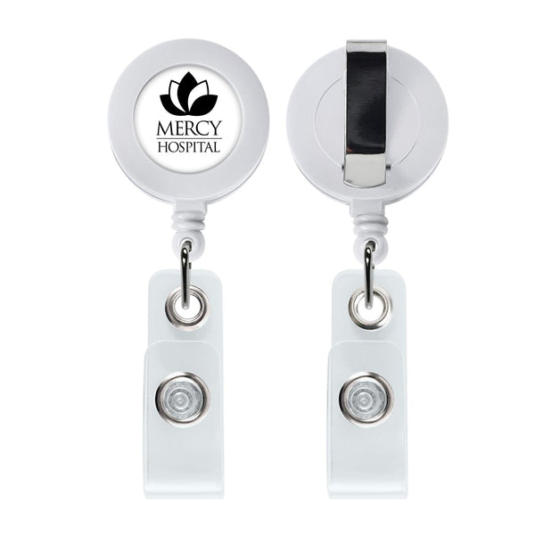 Add Your Logo: Opaque Round Badge Reel - Good