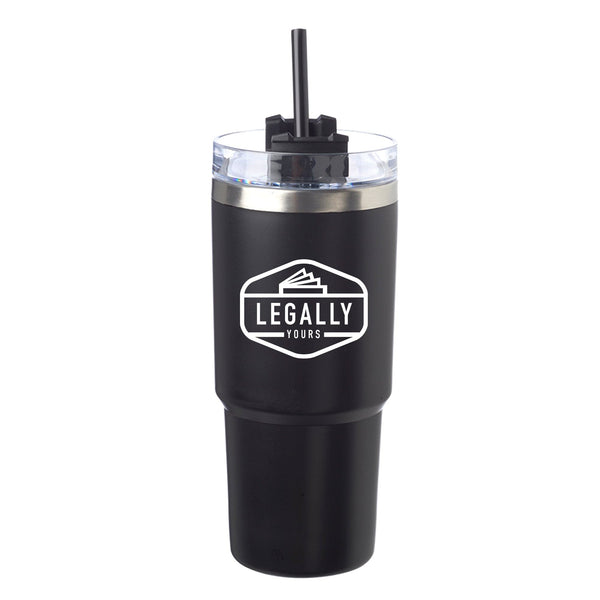 Add Your Logo: 23 oz Matte Stainless Steel Tumbler