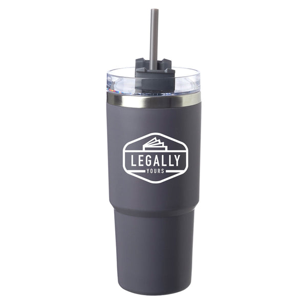 Add Your Logo: 23 oz Matte Stainless Steel Tumbler