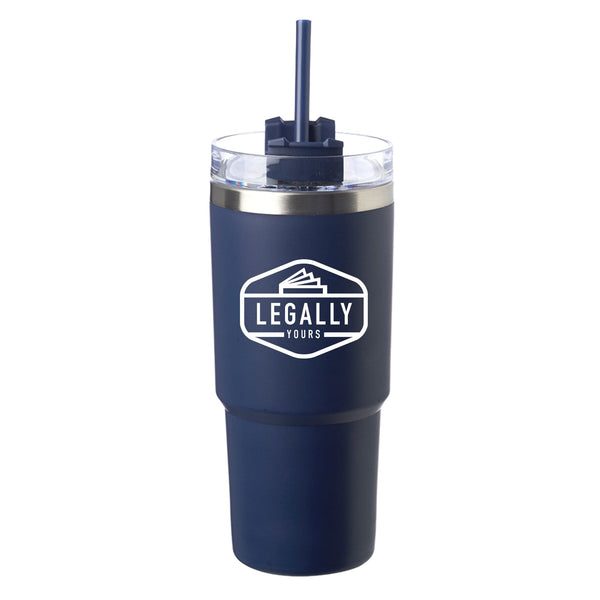 Add Your Logo: 23 oz Matte Stainless Steel Tumbler