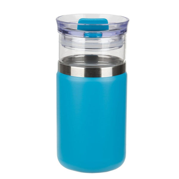 Add Your Logo: 12 oz Glass Tumbler & Insulated Can Cooler