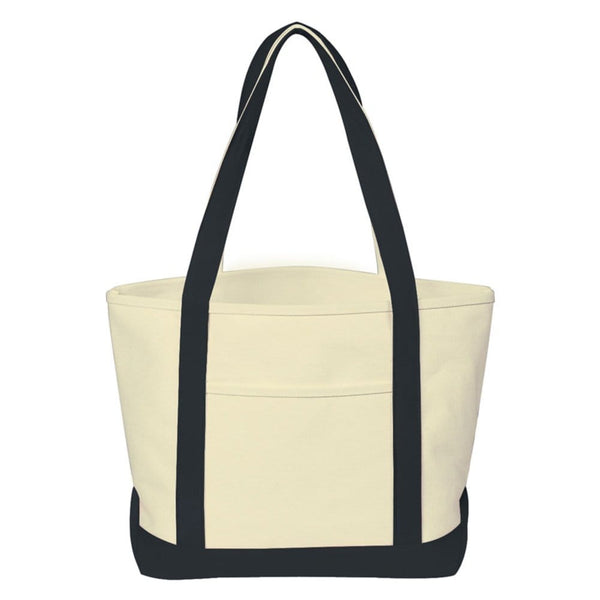 Add Your Logo: Trader's Cotton Canvas Tote Bag