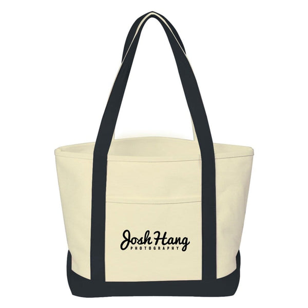 Add Your Logo: Trader's Cotton Canvas Tote Bag