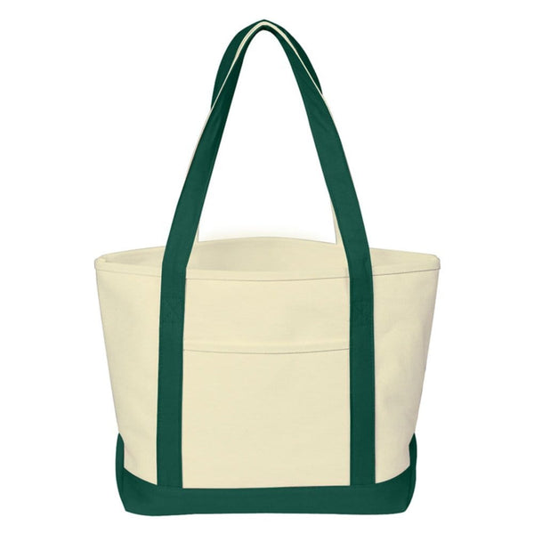 Add Your Logo: Trader's Cotton Canvas Tote Bag