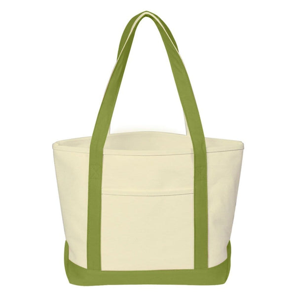 Add Your Logo: Trader's Cotton Canvas Tote Bag