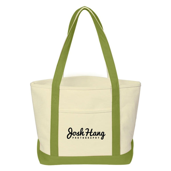 Add Your Logo: Trader's Cotton Canvas Tote Bag