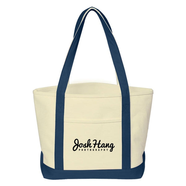 Add Your Logo: Trader's Cotton Canvas Tote Bag