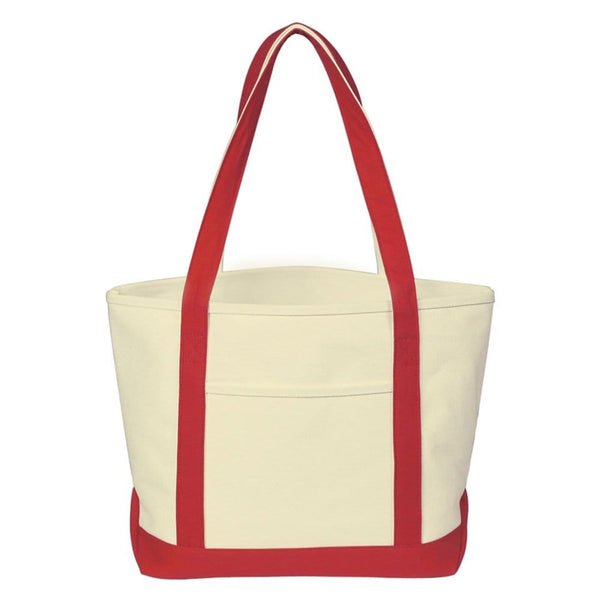 Add Your Logo: Trader's Cotton Canvas Tote Bag