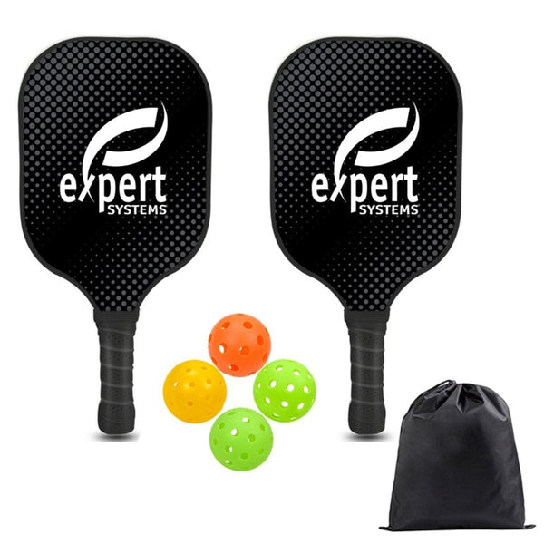 Add Your Logo: RallyPro Wooden Pickleball Set