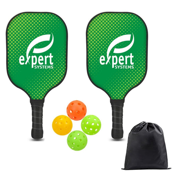 Add Your Logo: RallyPro Wooden Pickleball Set