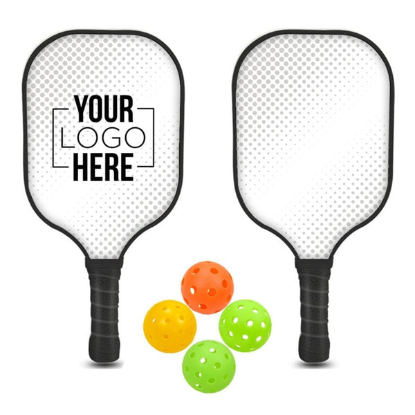 Add Your Logo: RallyPro Wooden Pickleball Set