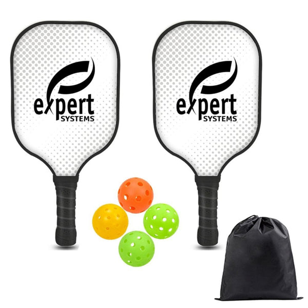 Add Your Logo: RallyPro Wooden Pickleball Set