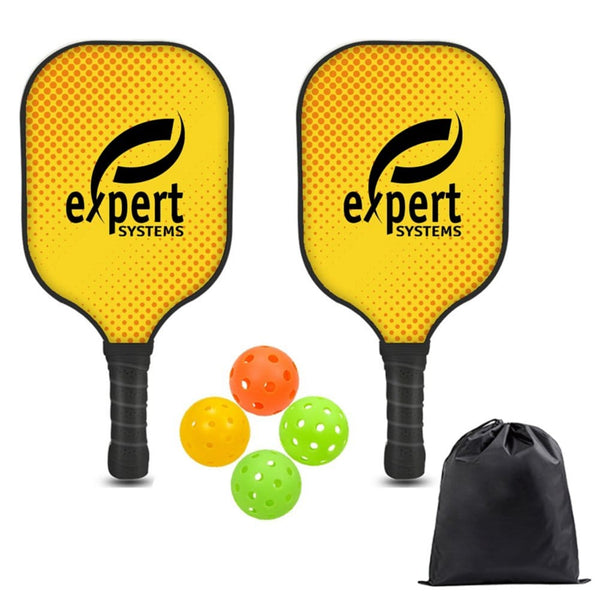 Add Your Logo: RallyPro Wooden Pickleball Set