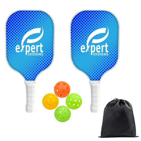 Add Your Logo: RallyPro Wooden Pickleball Set