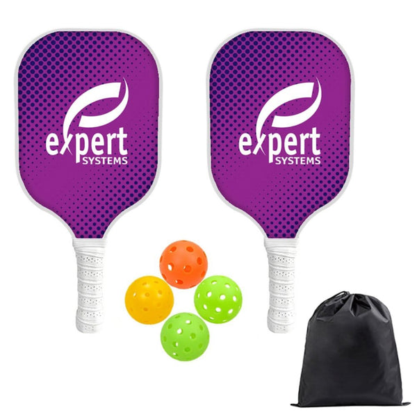 Add Your Logo: RallyPro Wooden Pickleball Set