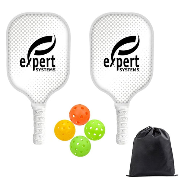 Add Your Logo: RallyPro Wooden Pickleball Set