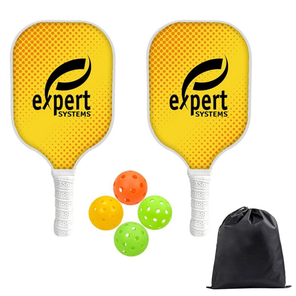 Add Your Logo: RallyPro Wooden Pickleball Set