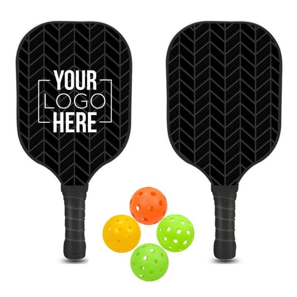 Add Your Logo: Fiberglass Pickleball Set