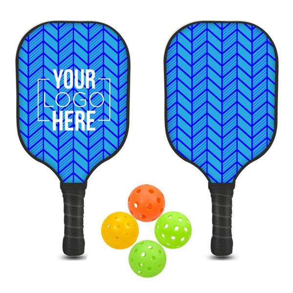 Add Your Logo: Fiberglass Pickleball Set