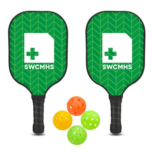 Add Your Logo: Fiberglass Pickleball Set