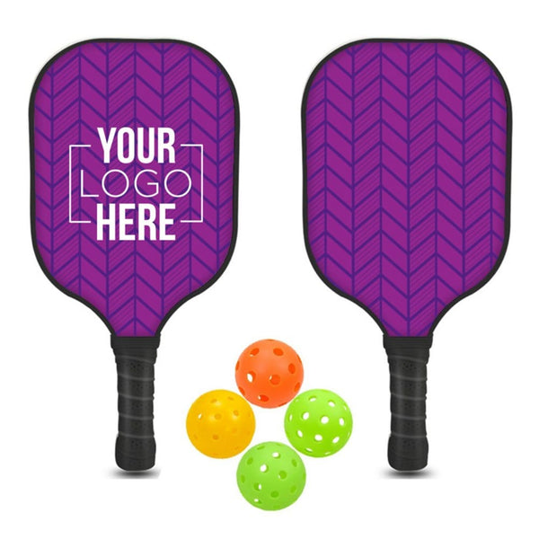 Add Your Logo: Fiberglass Pickleball Set