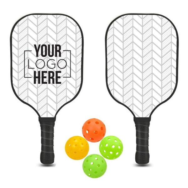 Add Your Logo: Fiberglass Pickleball Set