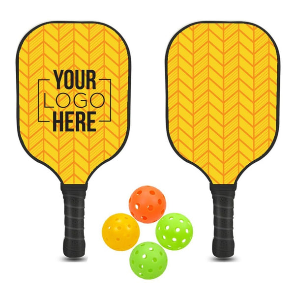 Add Your Logo: Fiberglass Pickleball Set