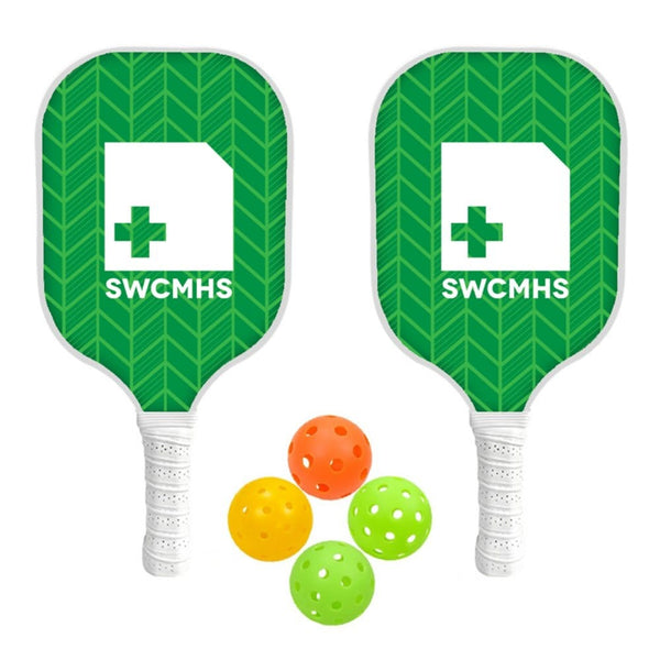 Add Your Logo: Fiberglass Pickleball Set