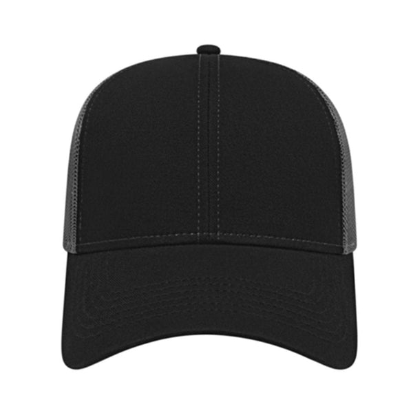 Add Your Logo: Two-Tone Trucker Mesh Back Cap