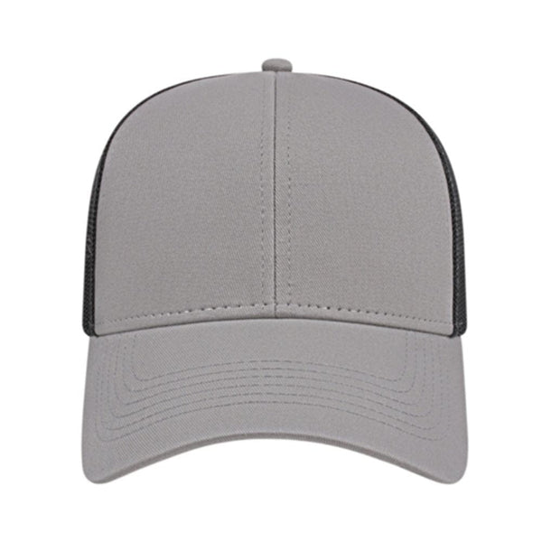 Add Your Logo: Two-Tone Trucker Mesh Back Cap