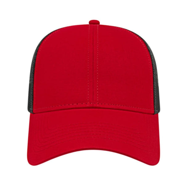 Add Your Logo: Two-Tone Trucker Mesh Back Cap