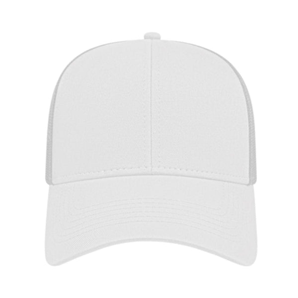 Add Your Logo: Two-Tone Trucker Mesh Back Cap