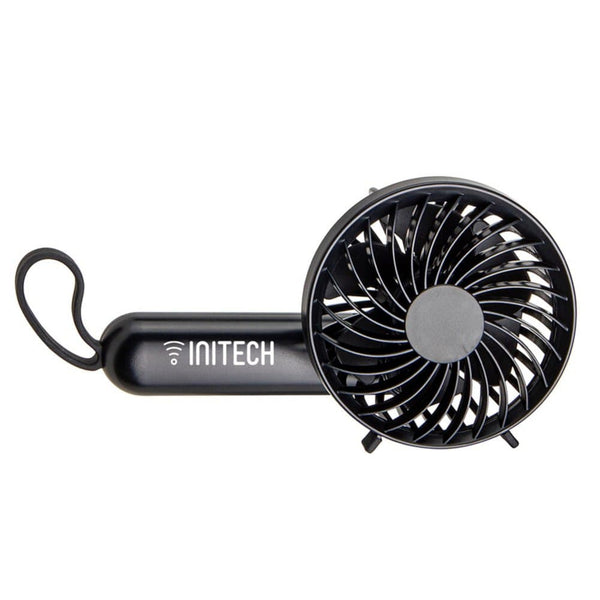 Add Your Logo: Quiet Breeze Hand Fan with Carabiner