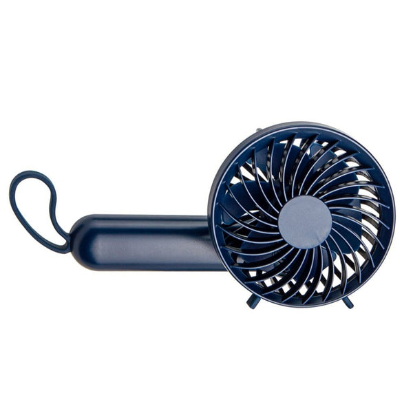 Add Your Logo: Quiet Breeze Hand Fan with Carabiner