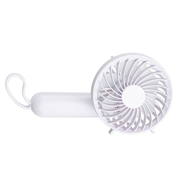 Add Your Logo: Quiet Breeze Hand Fan with Carabiner