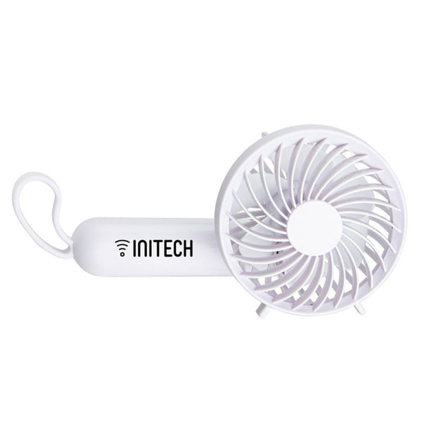 Add Your Logo: Quiet Breeze Hand Fan with Carabiner