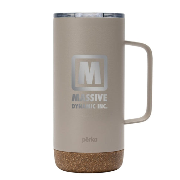 Add Your Logo: Perka 16 oz Cork Base Mug