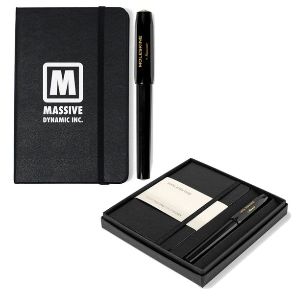 Add Your Logo: Moleskine Mini Notebook & Pen Set