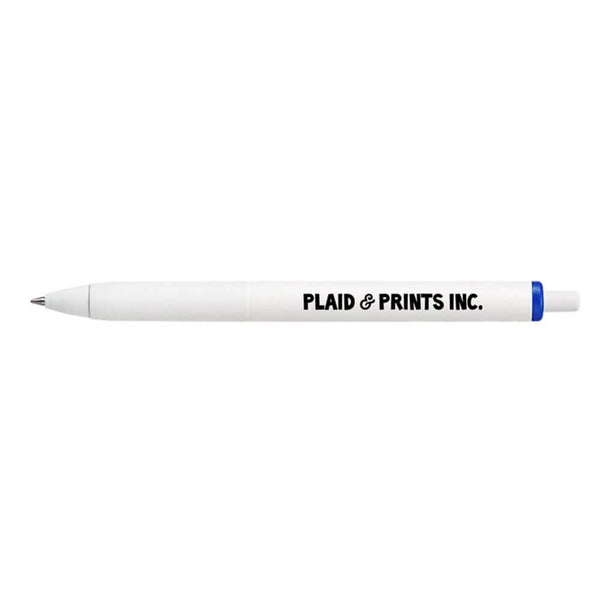 Add Your Logo: Bright White Accent Pen