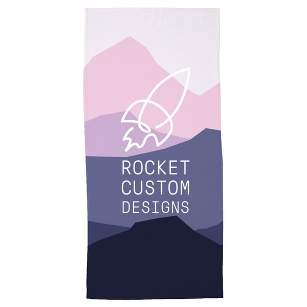 Add Your Logo: Silk Touch Beach Blanket/Towel