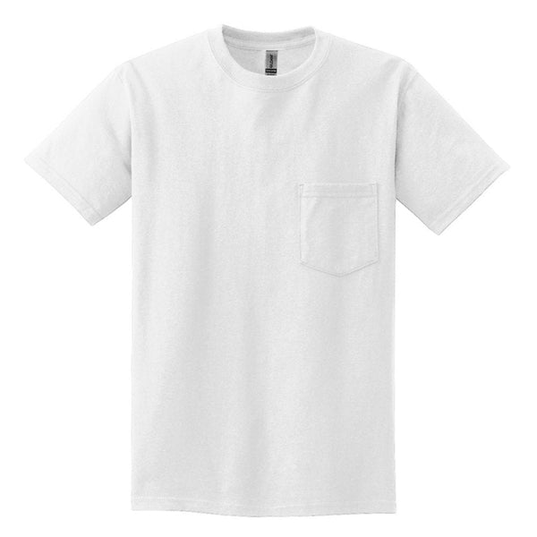 Add Your Logo: Gildan Adult Ultra Cotton Pocket T-Shirt