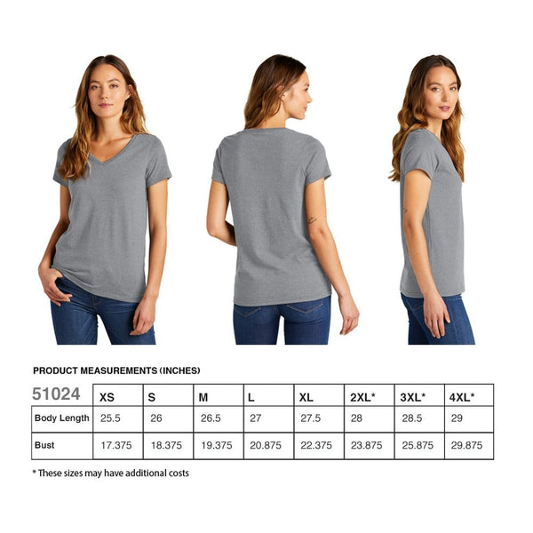 Add Your Logo: District Women’s The Concert Tee V-Neck